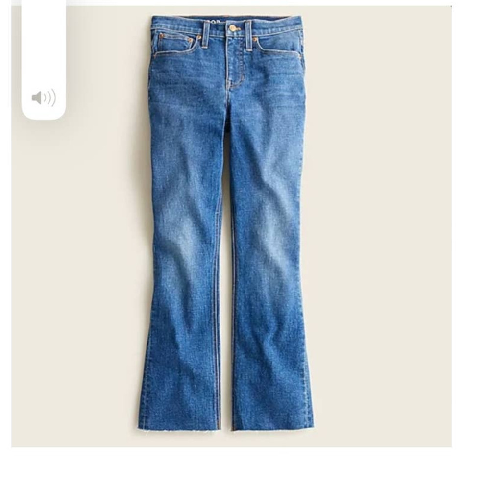 New J.Crew 10" demi-boot crop jean in Ocean wash Size 28 - Picture 9 of 9